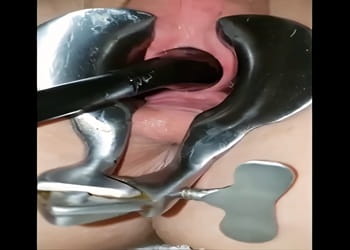 Extreme piss hole stretching slut wife