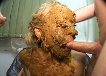 Petite human toilet slave girl gang bang