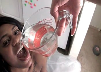 Ebony Human Urinal Slut Training