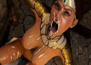 3D Hentai princess goblin fucking