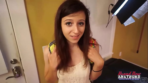 Petite Brunette Coed Katie Walls Sucks A Big Cock And Gets Her Twat Fucked!