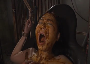 Asian bondage toilet slut scat sex training